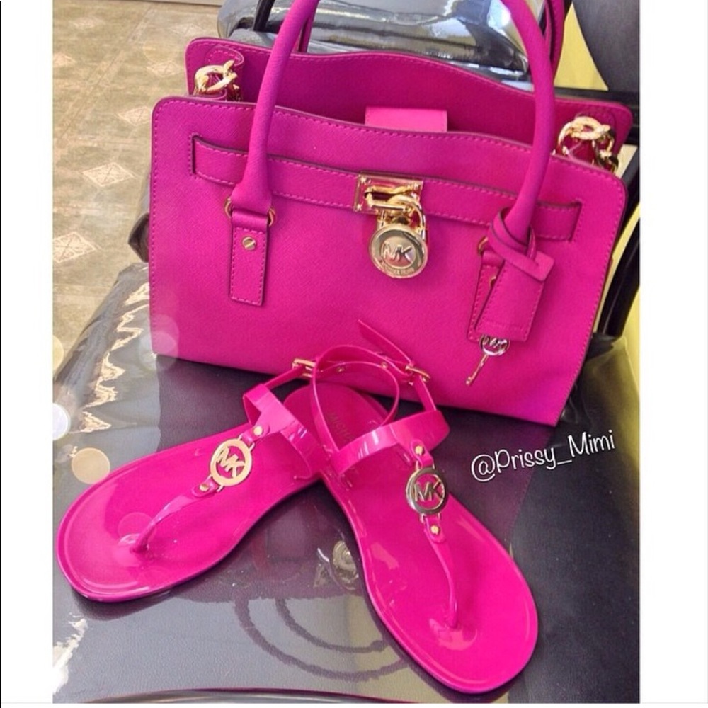 Hot Pink MK Hamilton Bag